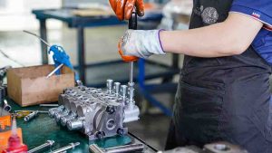 Precautions for replacing gear pump components