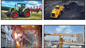 Examples of common applications of hydraulic pu...