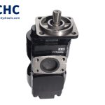 Parker Hannifin 6111153M92 Massey Ferguson Terex Twin Hydraulic Pump 37 + 37 CC/REV