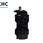 Parker Hannifin 6111153M92 Massey Ferguson Terex Twin Hydraulic Pump 37 + 37 CC/REV