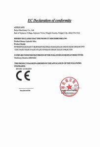 Hydraulic multi-way valve CE certification
