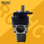JCB 332 E6671Triple pump hydraulic gear pump with valve JCB 20/925591 20/925355 20/918300