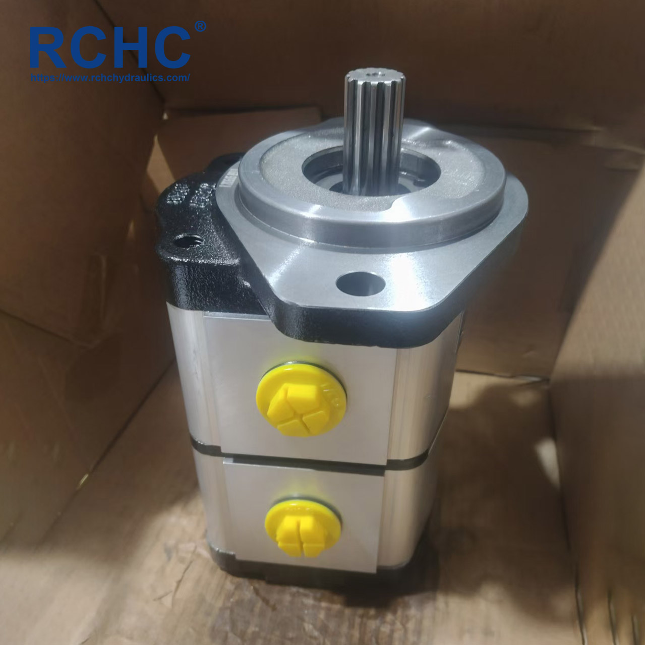Parker Hannifin 20/925586 JCB 3CX Twin Hydraulic Pump 29 + 23 CC/REV